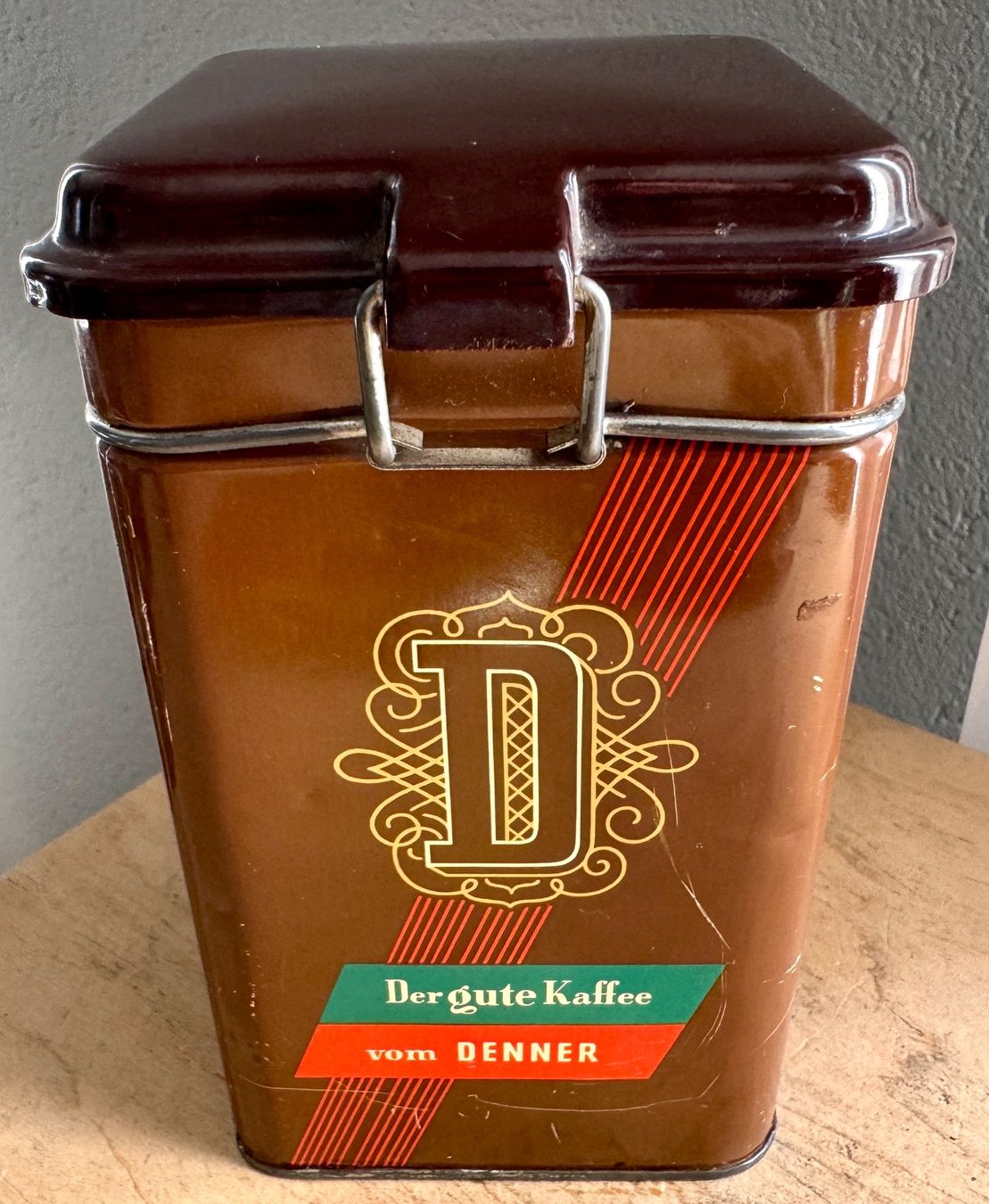 Pots: Alte Kaffee Blechdose DENNER - Hermet Vorratsdose – D'occasion à Rothrist par Luckywinner 4