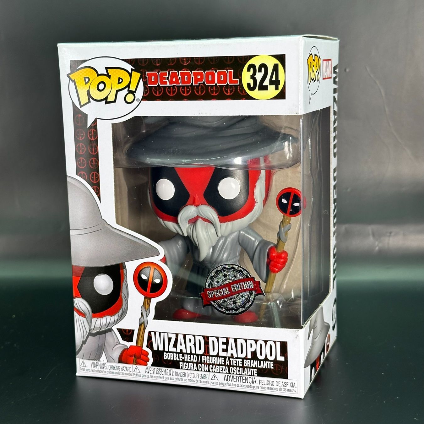 Funko Statuette: Funko Pop! - Marvel - Wizard Deadpool 324 – Usato da Düdingen venduto da Nerdworld
