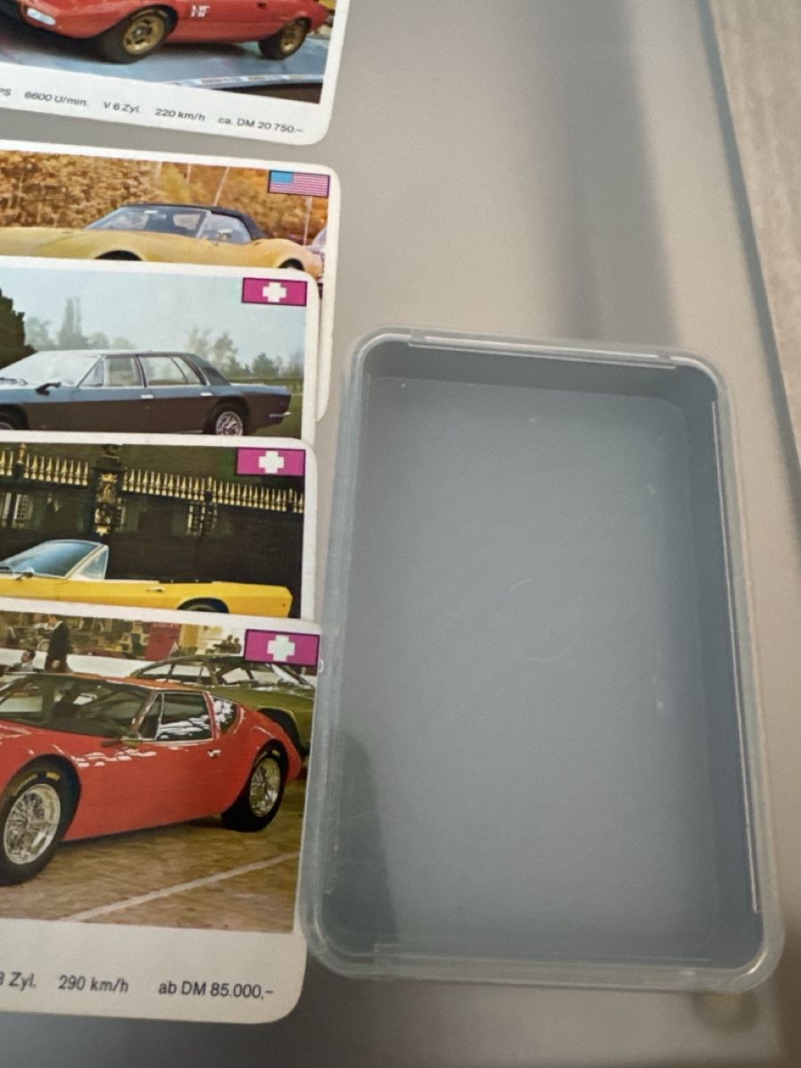 Spiele: Quartett Auto Sportwagen  – Gebraucht aus Zürich von Smarties13 3