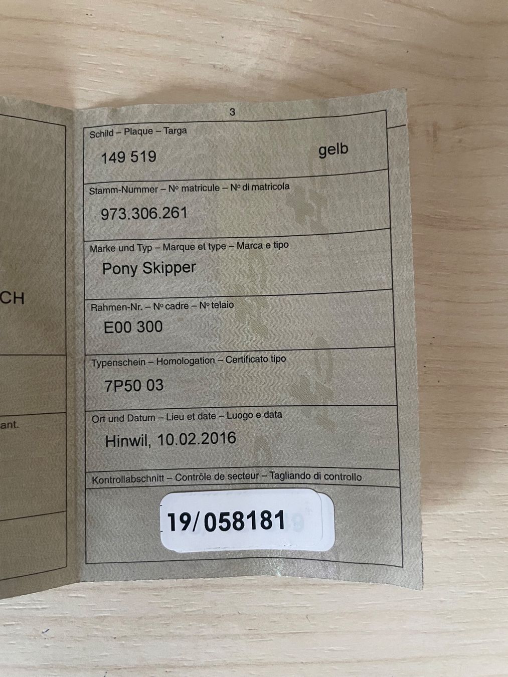 Pony Ciclomotori: Pony Skipper KTM Sachs – Usato da Ibach venduto da brunnen55 6
