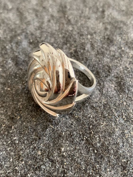 Anelli: Wirbel-Ring gest. 925 Silber, Gr. 61 – Usato da Subingen venduto da Riccardina 2
