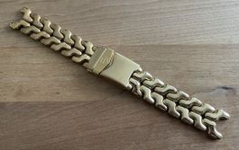 TAG Heuer 422 Echtgold vergoldetes Edelstahl Armband