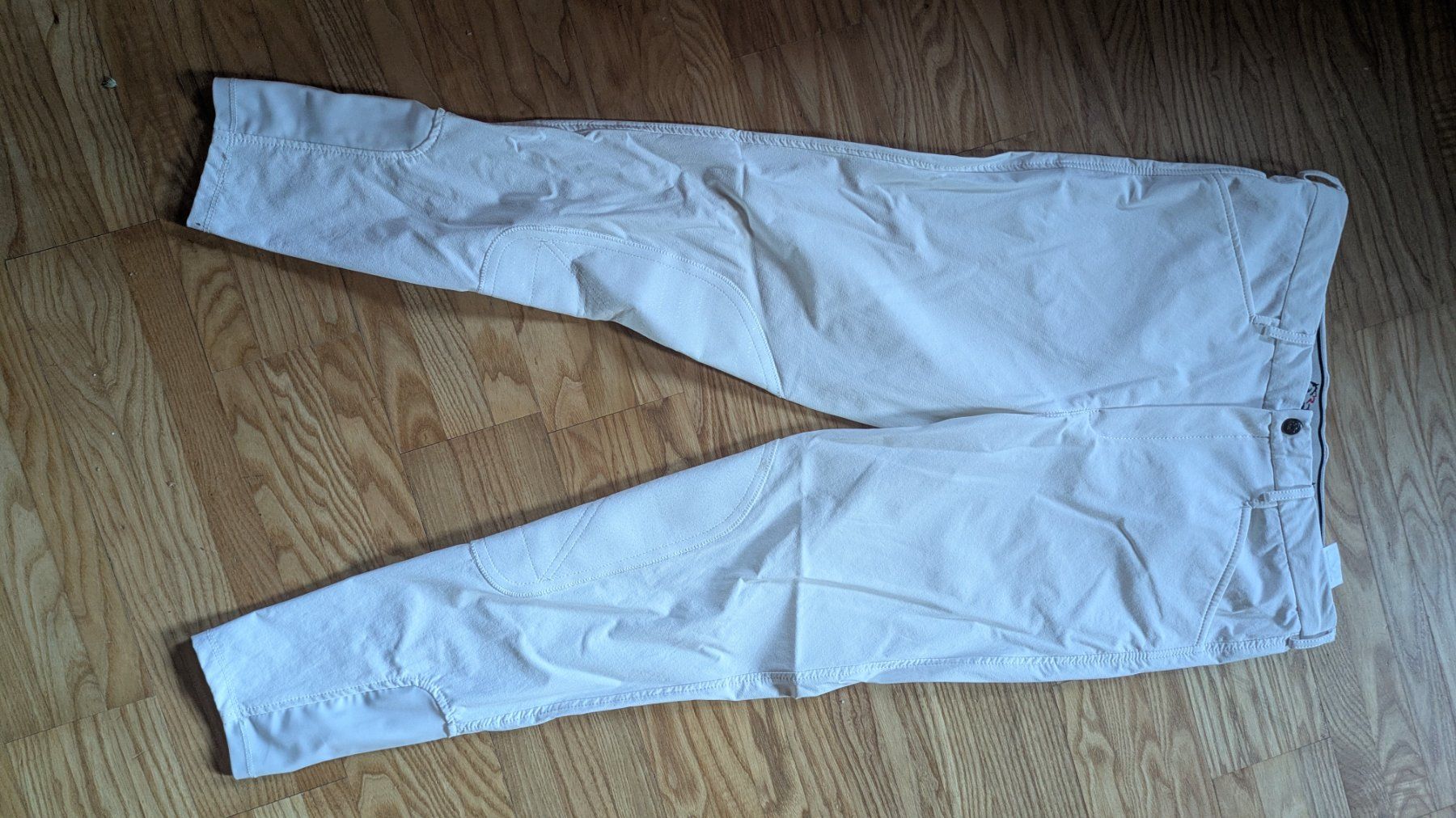 Pantaloni: Reithose weiss/Turnierhose – Usato da Lommis venduto da susannekoenig