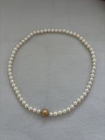 Akoya Perlenkette 18K Gold  neuwertig mit Zertifikat