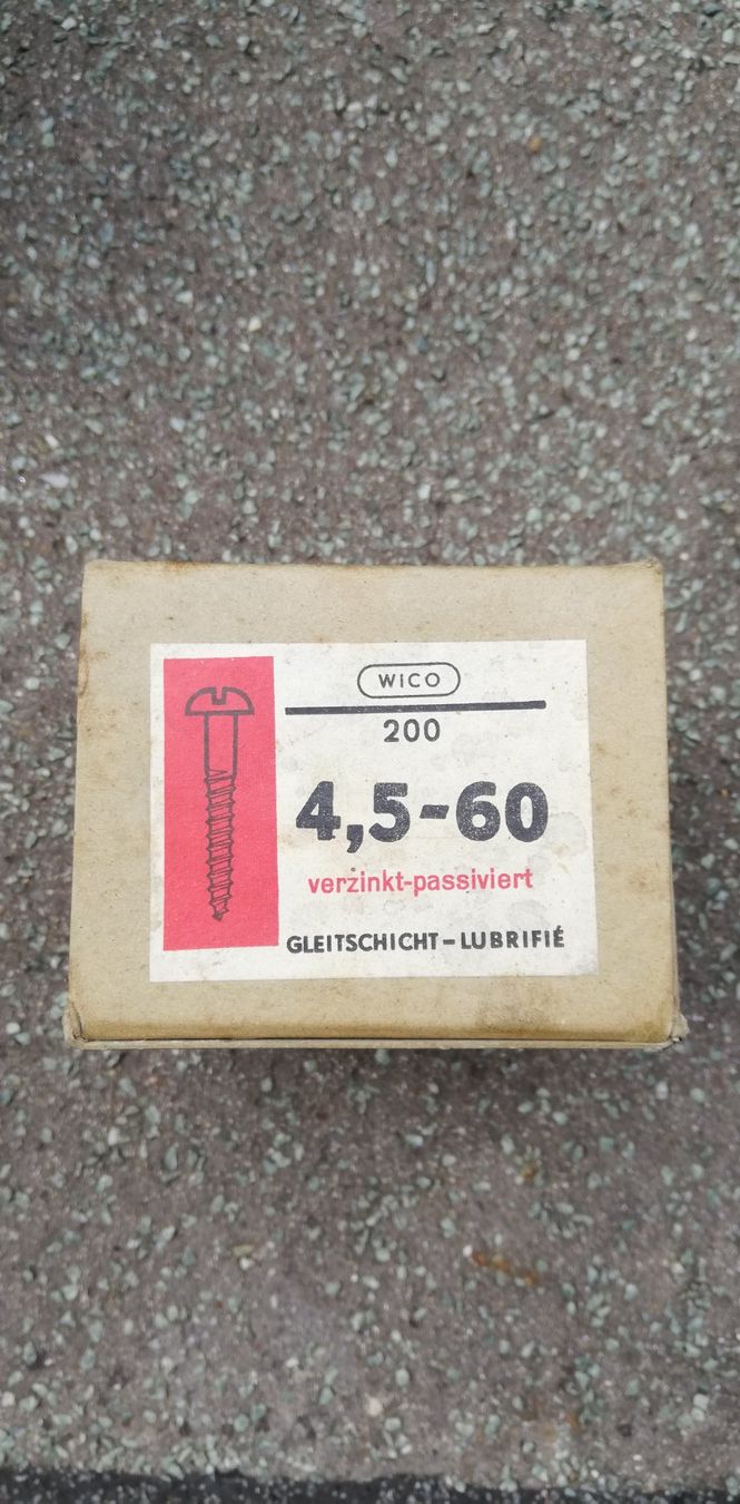 Tutti gli attrezzi: 1 Packung Schrauben Wico 4,5-60 ab 1Fr. – Nuovo (secondo la descrizione) da Thun venduto da Matthias72
