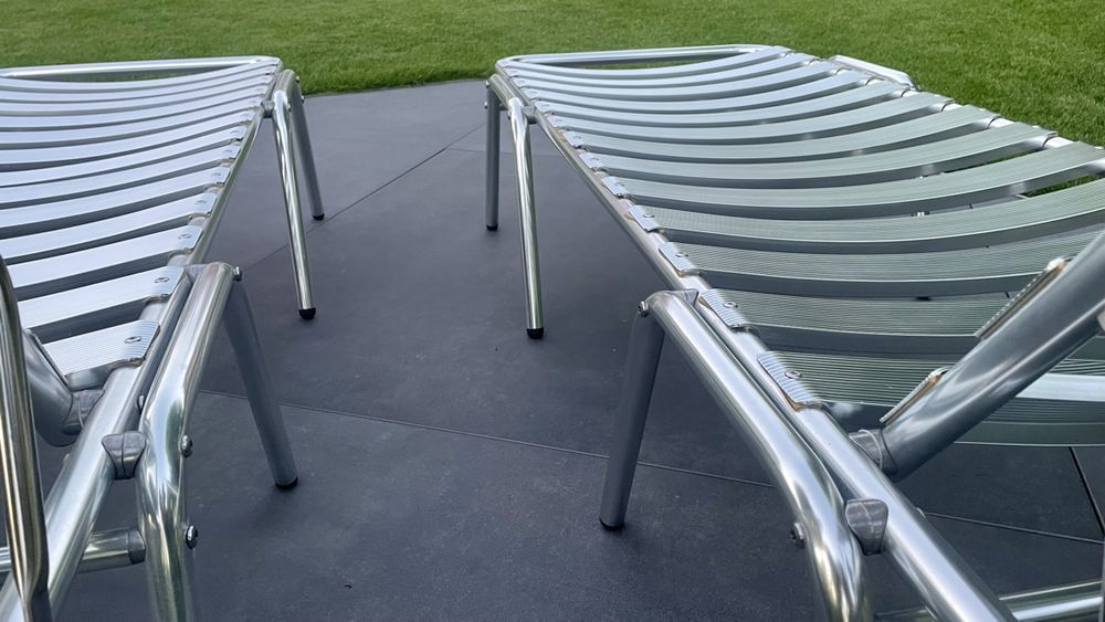 Design Sonnenliegen, Aluminium 6