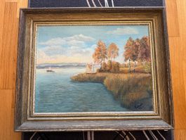 Gemälde auf Leinwand "A. Gsell 1936"
