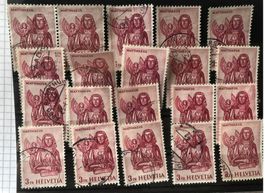 Nr.381 Steckkarte mit Stempel