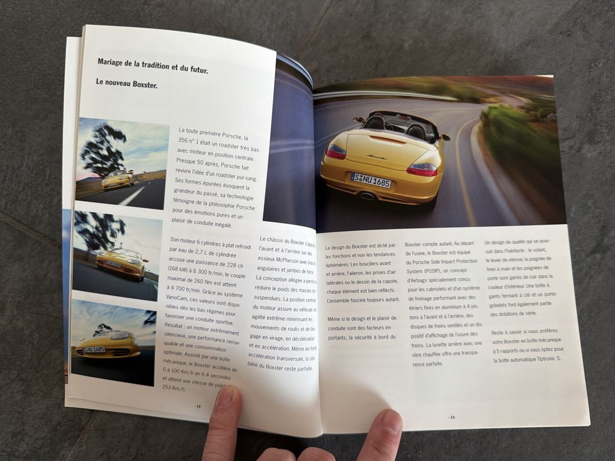 Porsche Documenti: Porsche Broschüre: Les modèles – Nuovo (secondo la descrizione) da Wolfwil venduto da Rolex1 2