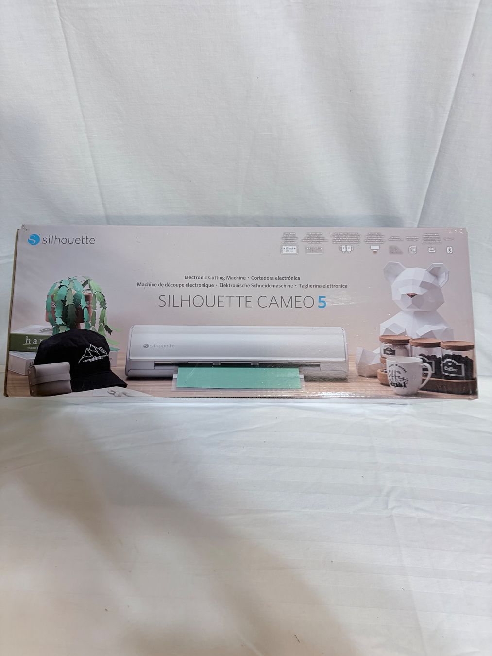 Silhouette Stampanti: Schneideplotter Silhouette Cameo 5 weiss – Usato da Sevelen venduto da Tschitschi
