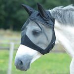 Busse Fliegenmaske FLY SAVER - schwarz, Shetty