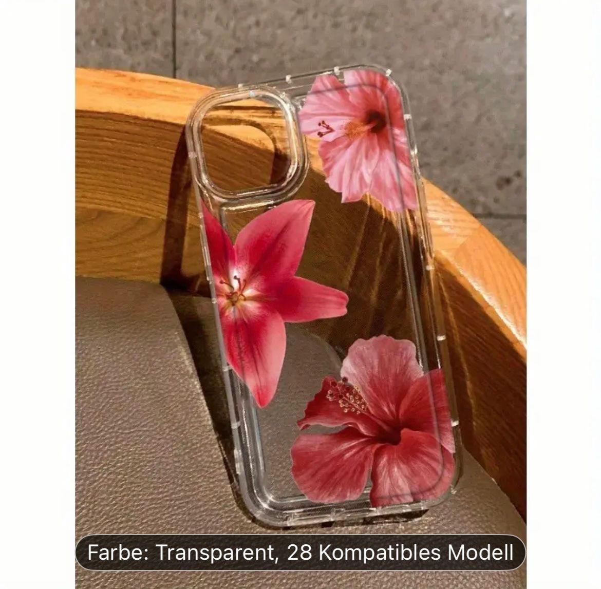 Apple Cover & Protezioni schermo: NEU iPhone 13 Case mit Hibiskus Blumen Muster – Nuovo e nell'imballaggio originale da Kriessern venduto da loolah 3