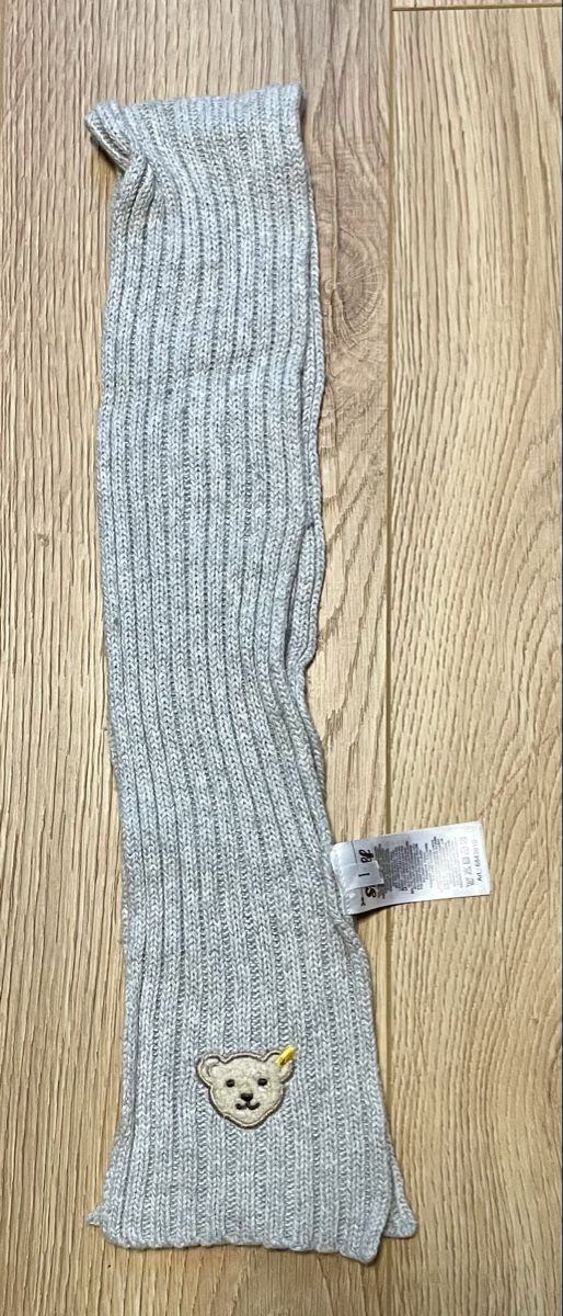 Altro abbigliamento per bambino: Steiff Schal, Kinderschal, Winter, Grau, Grösse L – Nuovo (secondo la descrizione) da Reinach BL venduto da sake08-2008 1