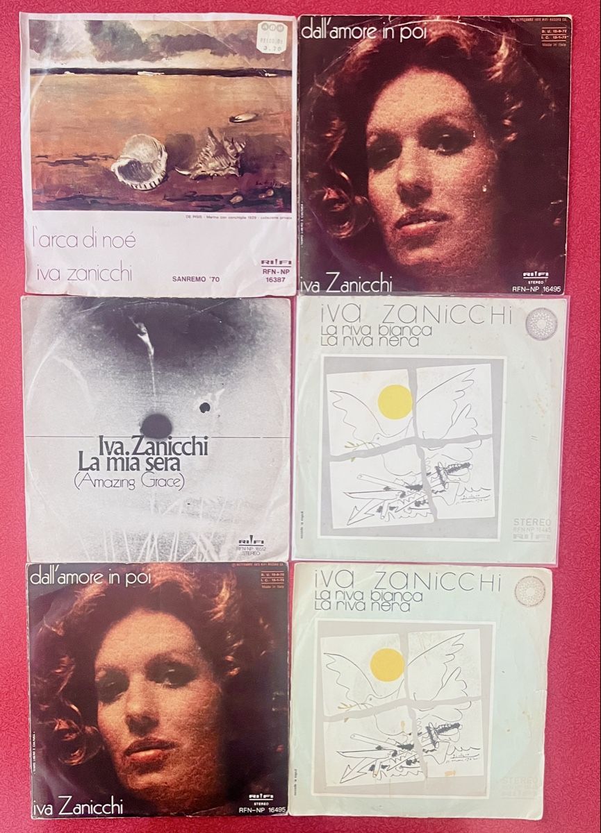 Dischi in vinile: Iva Zanicchi - kleine Singles Sammlung – Usato da Wädenswil venduto da Buddha8 1