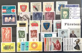 1964-65-66 Liechtenstein Jahresausgaben Postfrisch **