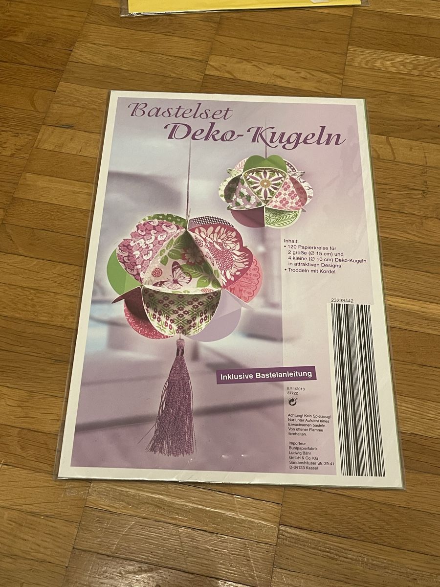 Kit bricolage: Bastel-Set Deko Kugeln – Nuovo (secondo la descrizione) da Zürich venduto da liz_l6f7
