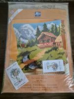 Kit complet pour la broderie - coussin - salon - point de x