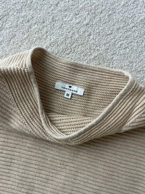 Tom Tailor Maglioni & Felpe: Tom Tailor Pullover beige Baumwolle Gr. M – Usato da Aesch ZH venduto da niro007 1