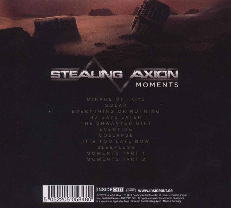 CD: Stealing Axion - Moments - Limited Digipack – Usato da Uzwil venduto da visions77 1