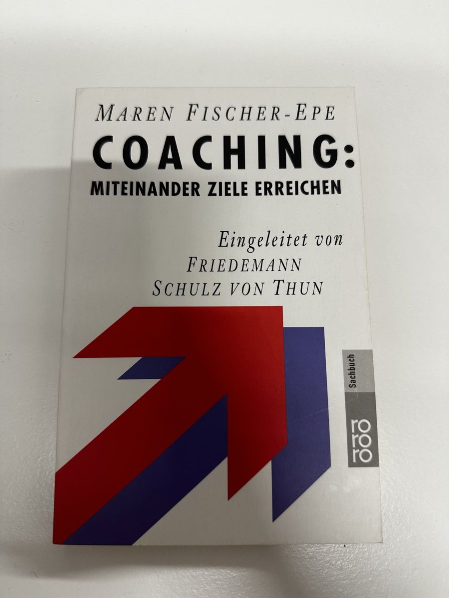 Libri: Sachbuch Coaching Maren Fischer-Epe Ziele Erreichen – Usato da Eglisau venduto da Brewster1