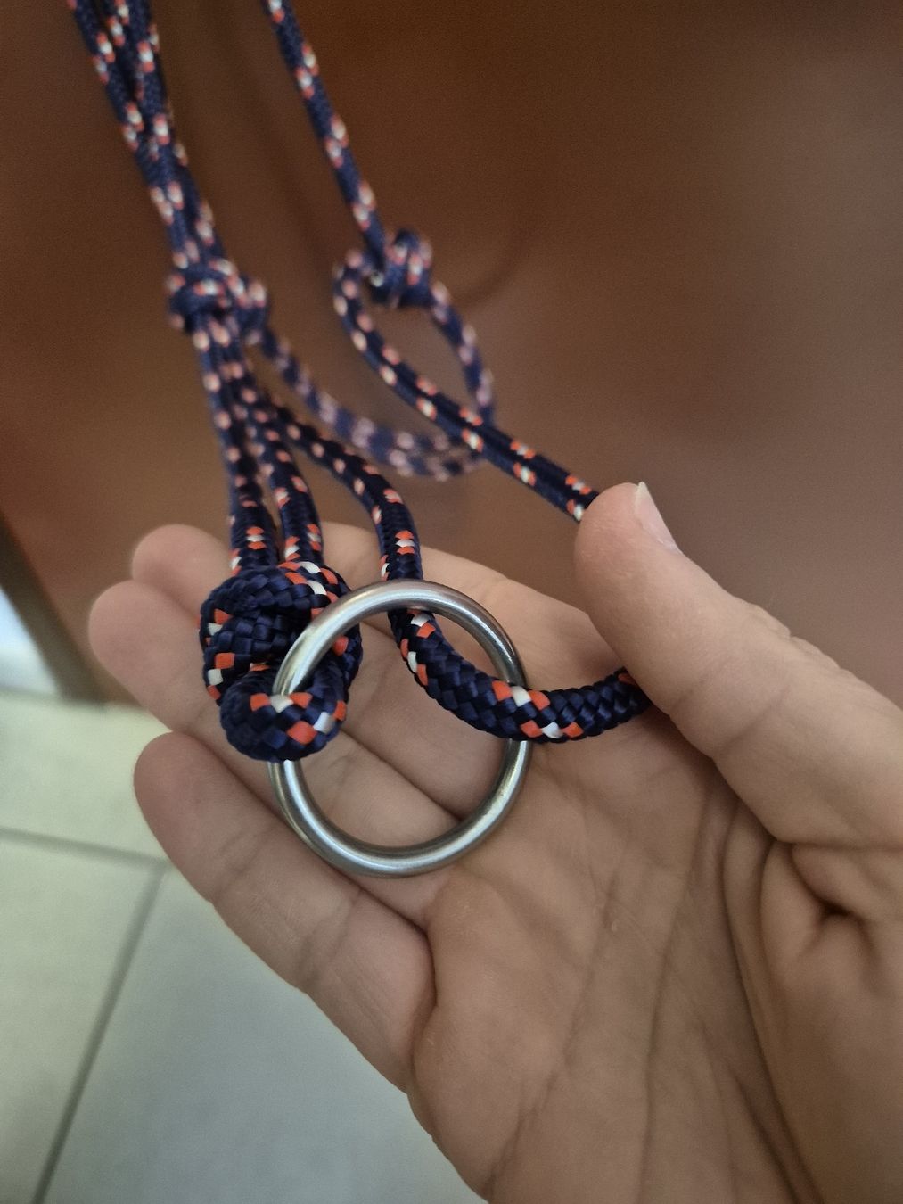 Briglie & Cavezze: Knotenhalfter mit Ring FULL – Nuovo (secondo la descrizione) da Meggen venduto da Orrinka20 3