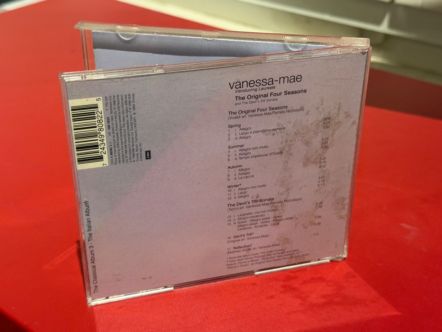 CD: Vanessa-Mae Original 4 Seasons & Devil's Trill Sonata KA02C – Usato da Küsnacht ZH venduto da Jazztilldawn 1