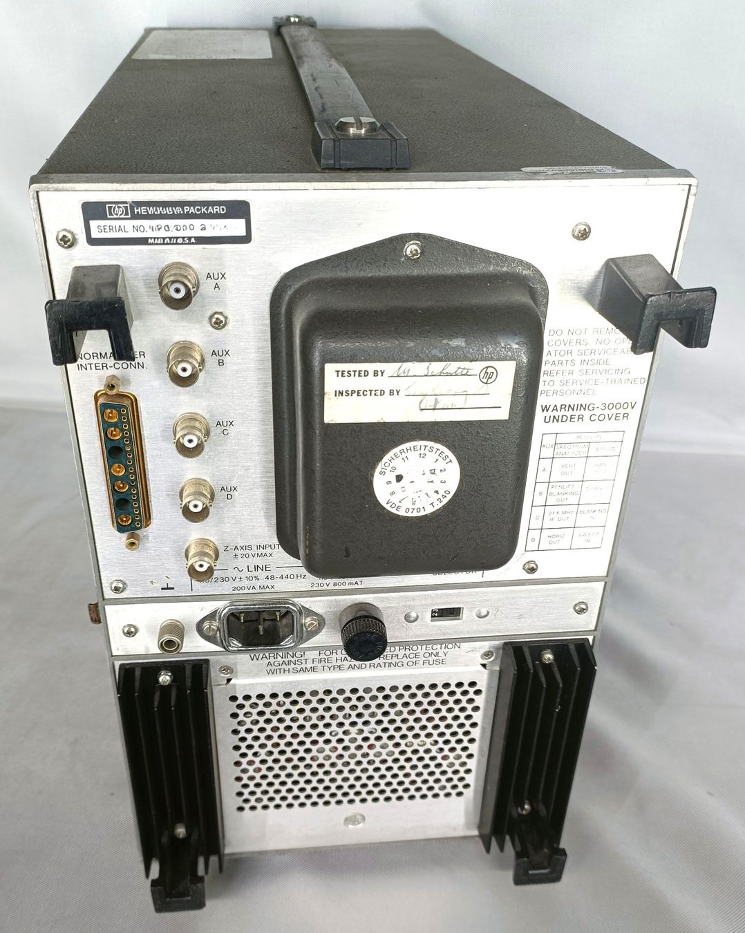 Messen: HEWLETT-PACKARD 8558B Spectrum Analyzer 0.1-1500 MHz – Gebraucht aus Spiez von ricot90 2