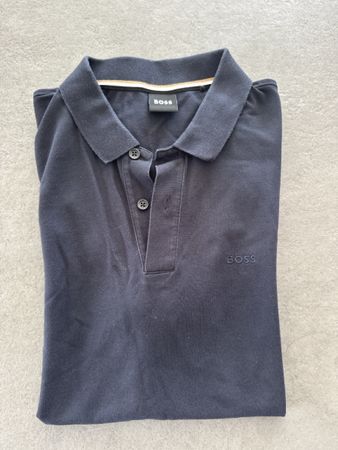 Herren Polo Shirt BOSS schwarz Grösse M guter Zustand