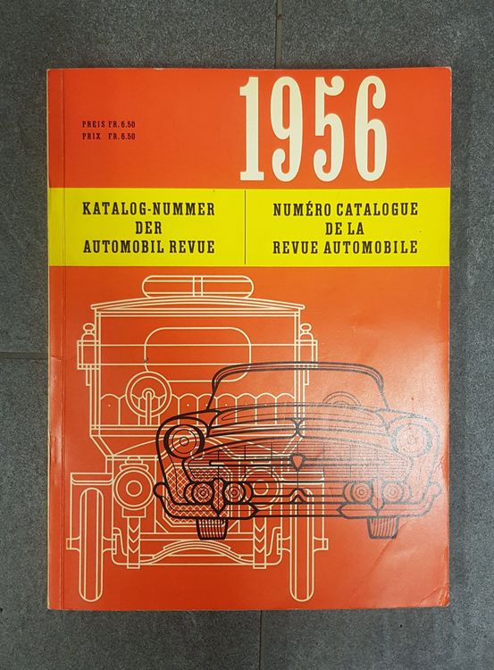 Automobil Revue Katalog 1956 Kaufen auf Ricardo
