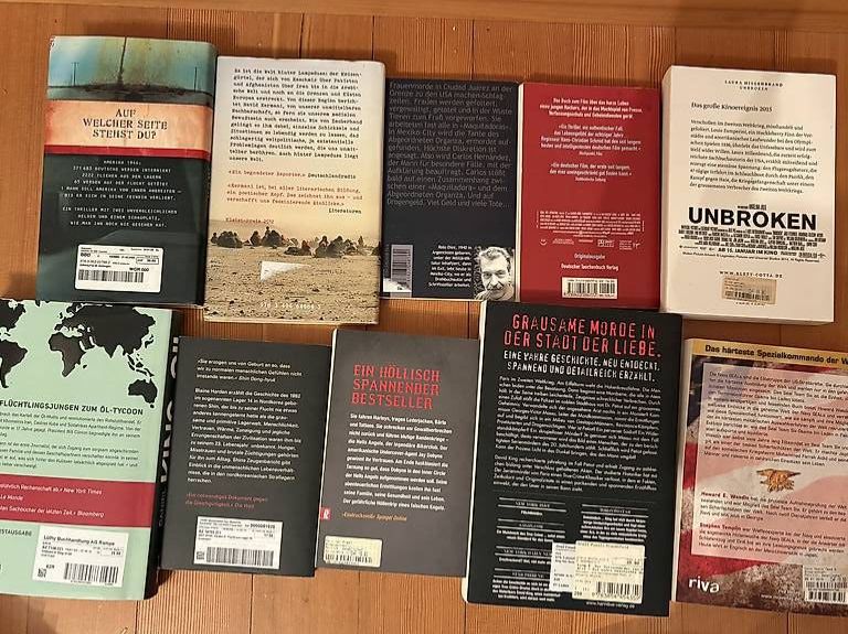 Libri: 9 Bücher Erfahrungsberichte / Verbrechen – Usato da Müllheim Dorf venduto da Schja 1