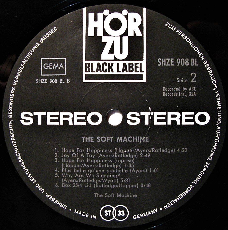 Vinyles: SOFT MACHINE "Soft Machine" LP IN VG++/EX   SPECIAL EDITION! – D'occasion à Monthey par Pingmub 4