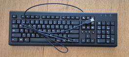 HP Tastatur USB Schwarz guter Zustand