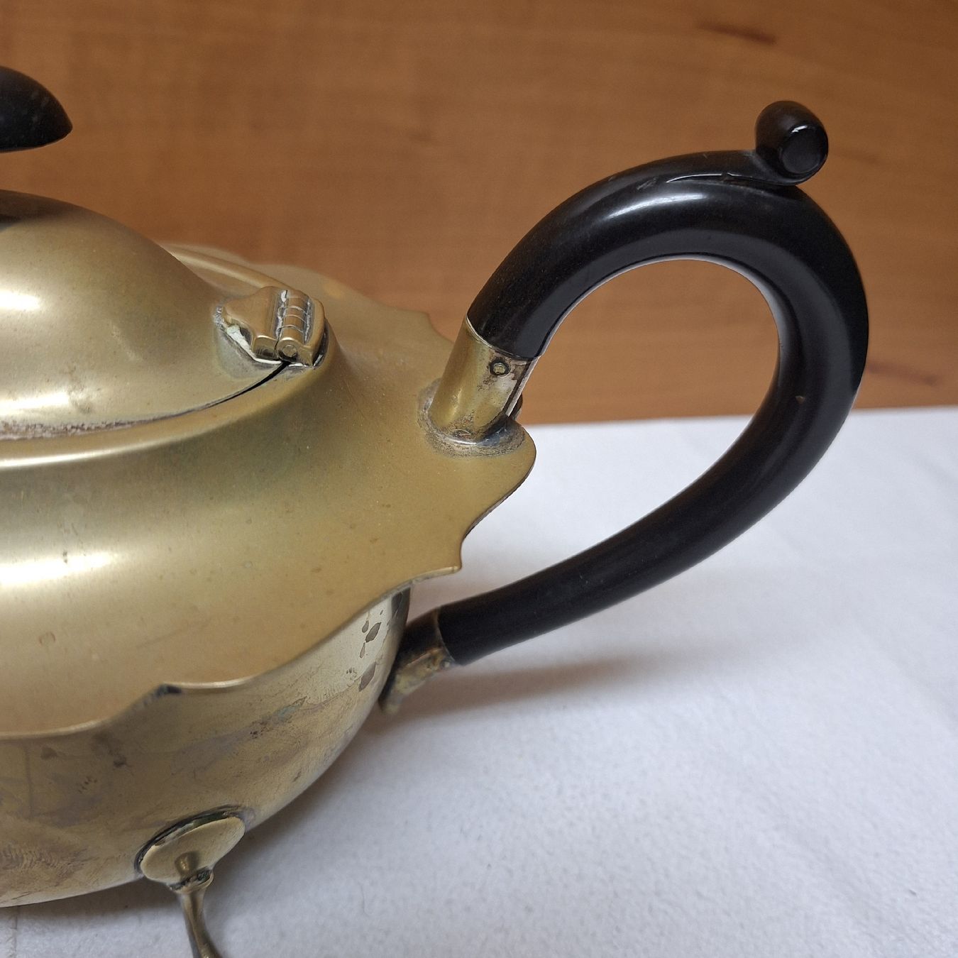 Teekannen: Antike Teekanne, Hard Soldered, England – Gebraucht aus Winterthur von Goldpipau 2
