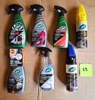 7x Turtle Wax Autopflege Set Polster Reiniger Wax ab NEU 1.-