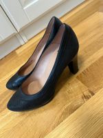 Leder Pumps schwarz, Gr. 38, NEU!