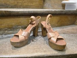 Sommer Sandaletten mit Absatz (12cm), Grösse 38