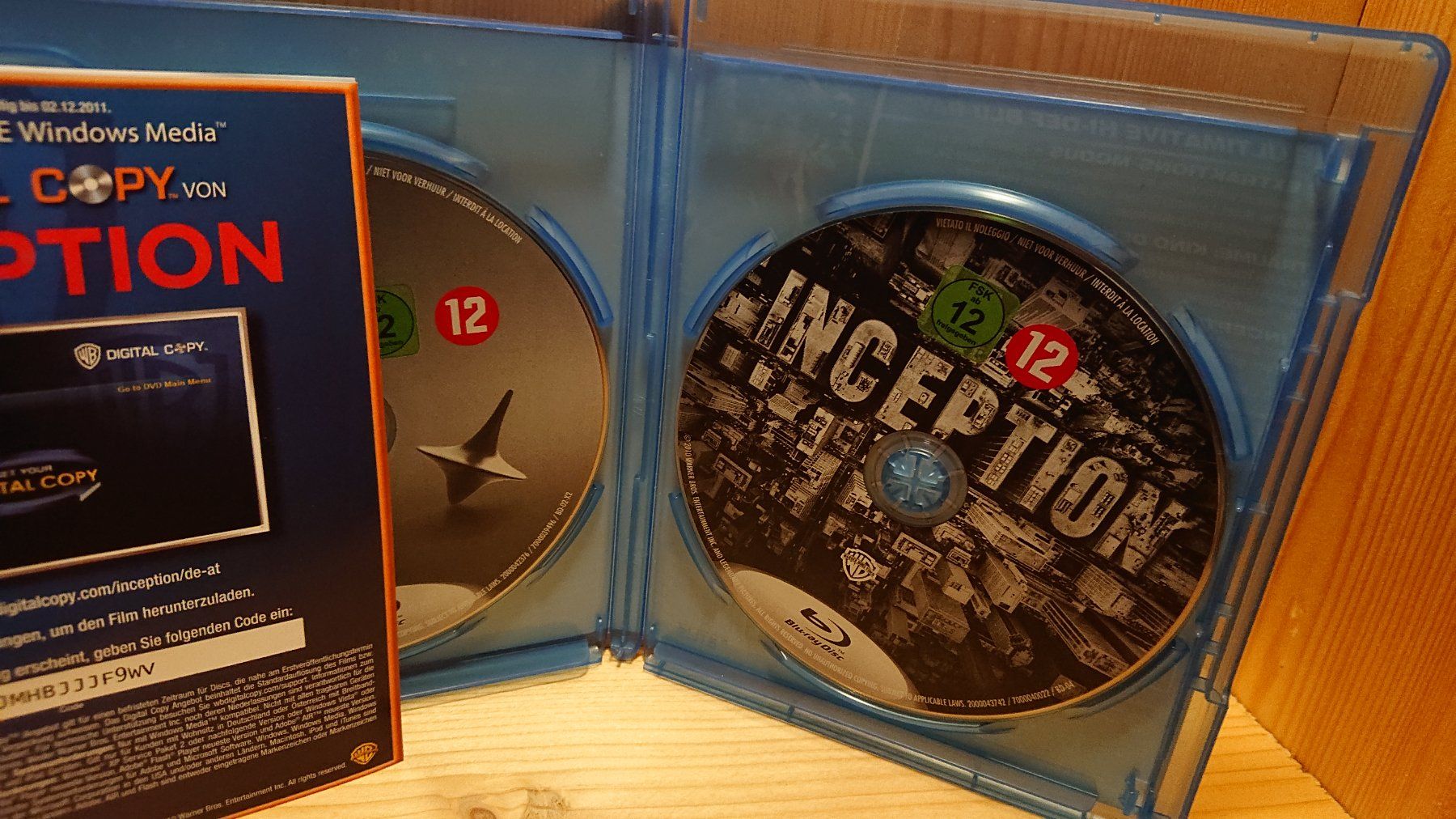 Tutti i DVDs: INCEPTION Blu-Ray mit Leonardo DiCaprio – Usato da Wilderswil venduto da Exebub 3