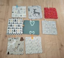 Tissu 10x10 cm pour patchwork ou petit projet Noël