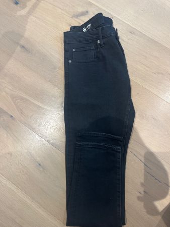 G-Star RAW Jeans 3301 Slim schwarz gebraucht Zustand
