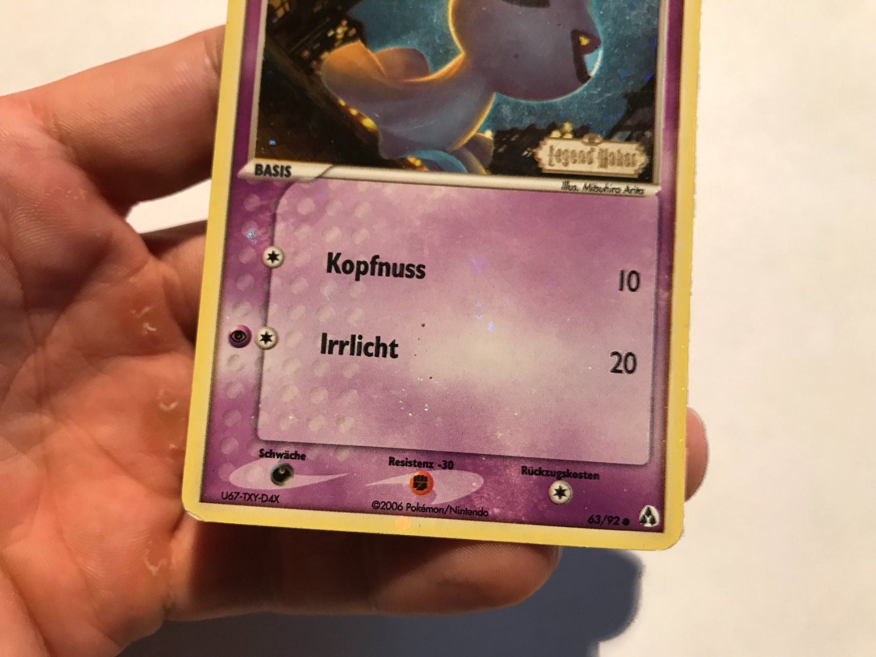Pokémon Carte collezionabili: Shuppet holo bleed – Usato da Hagendorn venduto da Pokecollectorch 1