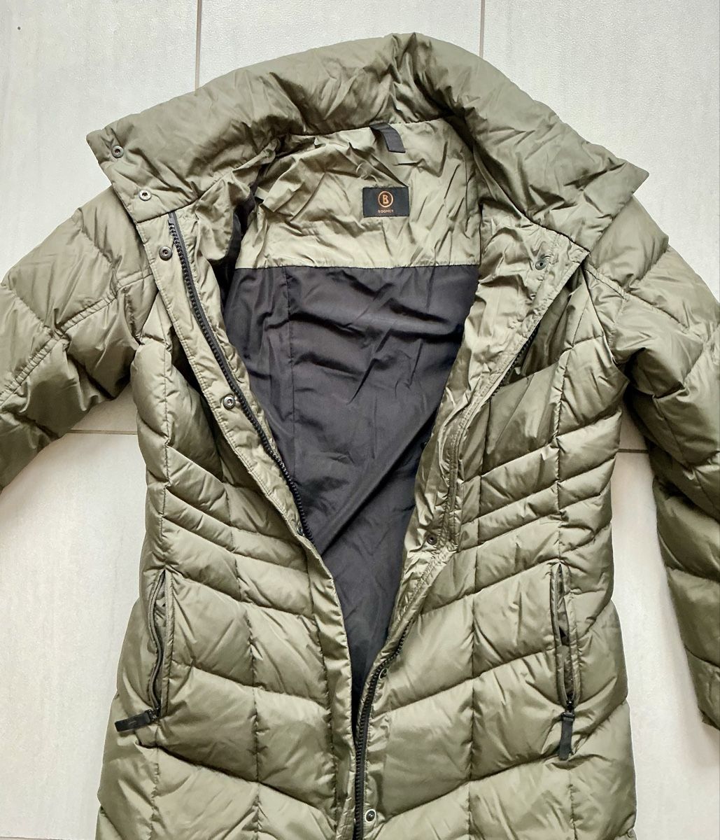 Bogner Cappotti: BOGNER DAMEN DAUNENMANTEL OLIV – Usato da Arcegno venduto da Denni 2