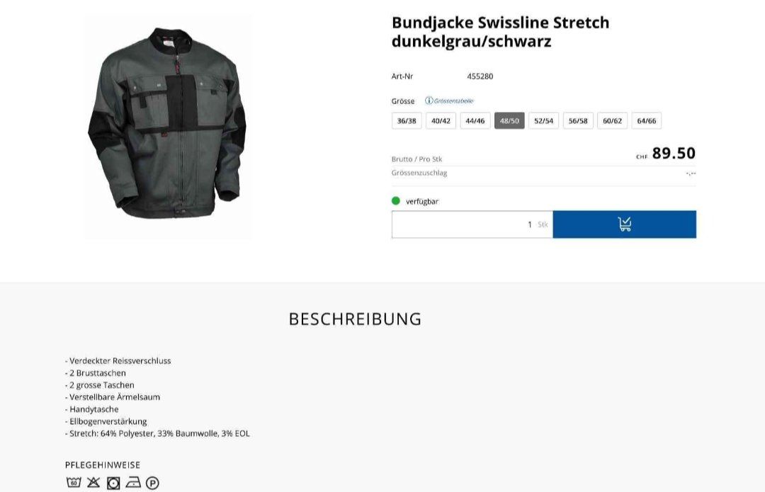 Spilag Giacche: Arbeitsjacke Spilag – Nuovo (secondo la descrizione) da Riehen venduto da Vaniisha13 1