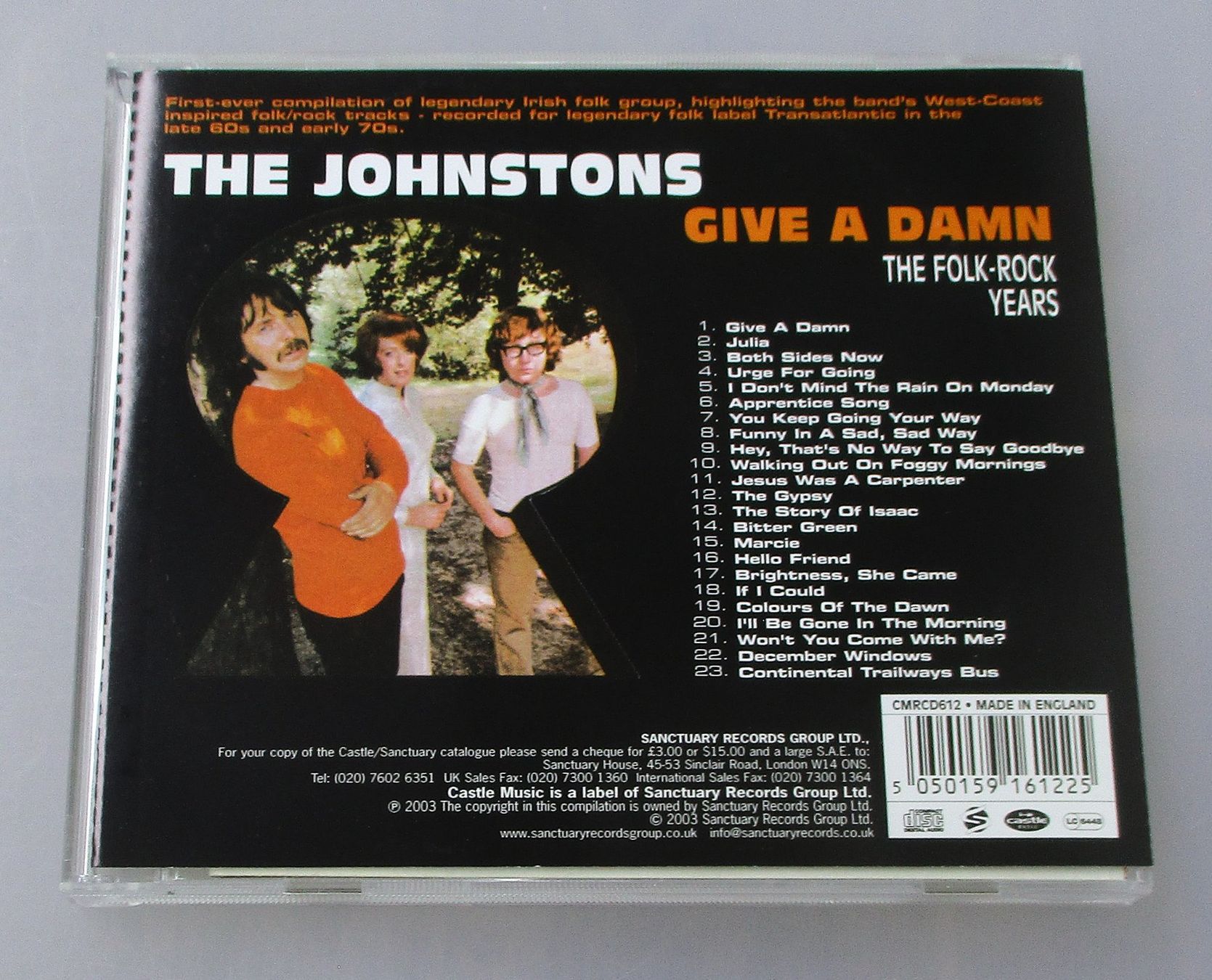 CDs: THE JOHNSTONS - Give A Damn – D'occasion à Wattwil par Muriel11 1