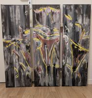😊 CC Art BILD,100x90cm, auf Leinwand, handmade