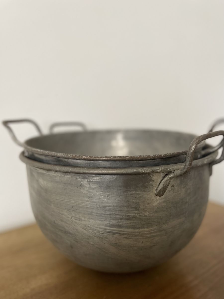Ciotole: 2 alte vintage Metallschüsseln  – Usato da Münchenbuchsee venduto da hamama18 5