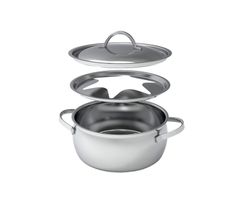 Kisag Edelstahl Fondue-Topf GSTAAD I Gratisversand