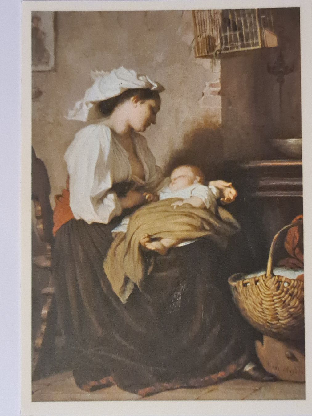 Cartoline postali: Ansichtskarte Alfred van Muyden Mutter und Kind Musée Geneve – Nuovo (secondo la descrizione) da Dintikon venduto da Vexi