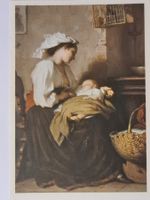 Ansichtskarte Alfred van Muyden Mutter und Kind Musée Geneve