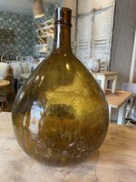 Antike Glasflasche 15l Ballonflasche beaun Deko