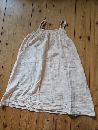 No 74 Musselin Kleid xxl ca 122-134 oder danach als Blüsli
